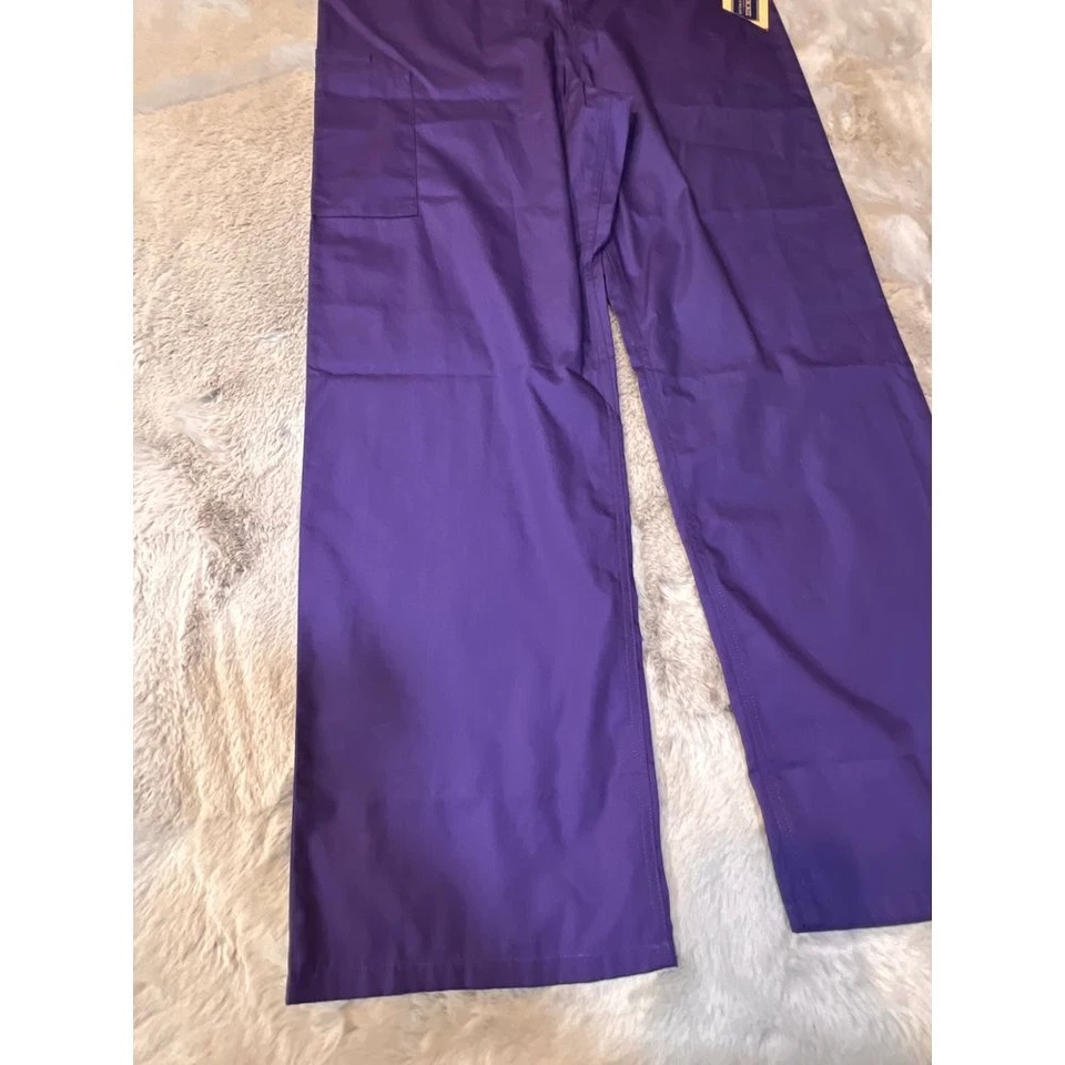 Pantalones Médicos Cherokee Púrpura Uniforme Salud Profesional Ropa de Trabajo M Foto 4 de 4