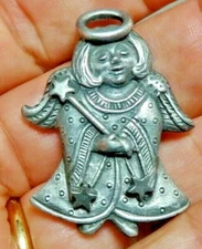 VTG TORINO ANGEL BROOCH JEWELRY PILL BOX STAR POST EARRING PENDANT NECKLACE SET