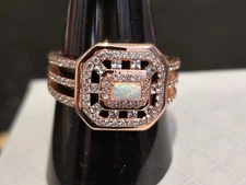 Bomb Party Ring New with Tag NO Bag Sz 10 Rose Gold Plating 