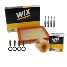 Wix Tune Up Kit NGK 4 Spark Plugs & Coil Boots Kit for Prius V CT200h 1.8L L4