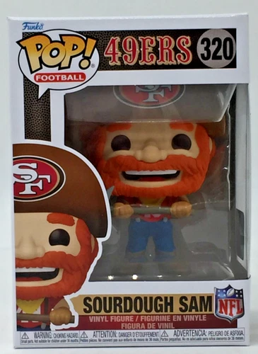 Funko Pop! NFL Football San Francisco 49rs Sourdough Sam #320  W/Protector