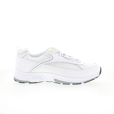 Drew Aaron 40893-02 Mens White Narrow Leather Lifestyle Sneakers Shoes 9.5