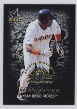 1998 Leaf Fractal Foundation Gold Star Materials Tony Gwynn (Plastic) HOF 11z5