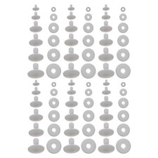 36 Pcs Plush Doll Joint Joints Plastic Removable Head Connectors