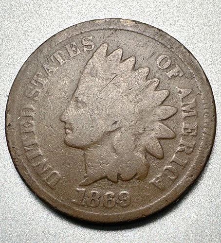 1869  INDIAN CENT   GOOD   KEY DATE   #1136