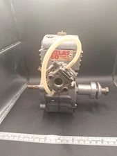 Atlas 50 Airplane Engine Large Tether Radio Control Block Carb As Is