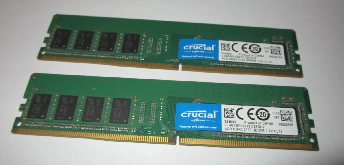 Crucial PC4-17000 (DDR4-2133) Bus Speed Computer RAM 4 GB Capacity
