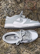 NEW Nike Dunk Low GS White Wolf Grey FB9109-123 Boys 3.5Y Womens 5 No Box