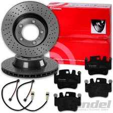 brembo BREMSSCHEIBEN 330mm + BELÄGE HINTEN passend für PORSCHE 911 996