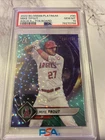 2022 Bowman Platinum Mike Trout Aqua Ice Foilboard  / 250 #90 PSA 10 GEM MINT