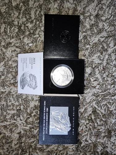 US Mint 2023 W 1 oz American Silver Eagle Uncirculated Dollar-OGP w/COA