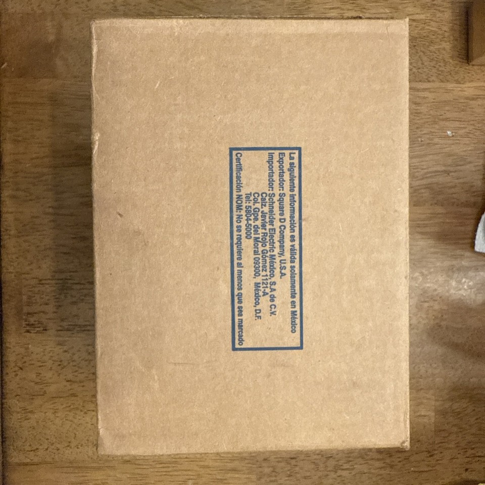 Square D 8536SCO3V02S NEMA Size 1 Motor Starter - 120V, Open Type, Brand New In Box