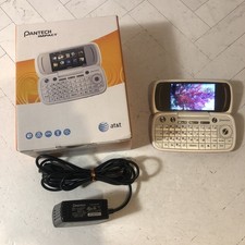 Pantech Impact P7000 AT T Pink Slider Phone USED WORKS