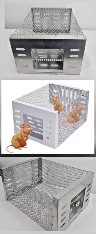 Home Mouse Trap Cage Humane Automatic Continuous Rodent Control LOT OF FOUR