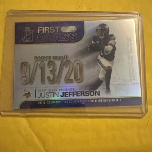 2025 Topps Signature Justin Jefferson Base (RAW)
