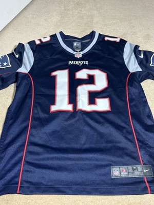 NEW ENGLAND PATRIOTS TOM BRADY 12 NIKE NFL TRIKOT GRÖSSE M