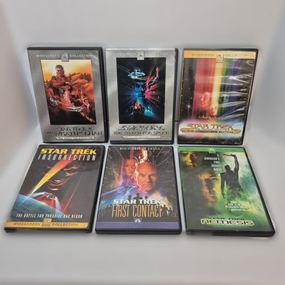 Star Trek DVD Movie Bundle Widescreen Collection 6 Films Sci-Fi Classics