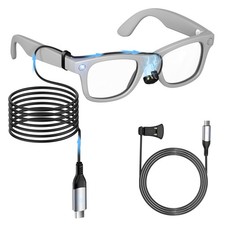 USB-C Charging Cable for RayBan Oakley Meta Smart Glasses Wayfarer Skyler