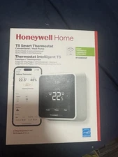 Honeywell Home T5 Smart Thermostat Wi-Fi Touch Programmable RTH8800WF Black 24V
