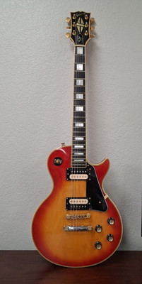 Electric Guitar Gibson Les Paul Custom Cherry Sunburst 1978 S/N 73058632