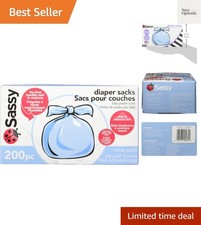 Baby Disposable Diaper Sacks, 200 Count, Packaging may vary