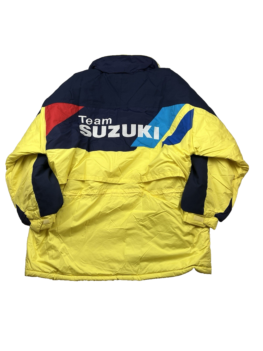 Vintage Team Suzuki Men's Jacket Size XL Yellow/Multicolor RN97023