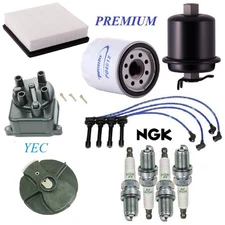 Tune Up Kit Filters Cap Rotor NGK Wires & Plugs for Honda CR-V 2.0L 1999-2001
