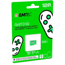 EMTEC Gaming Micro SD Card, MicroSDXC Memory Card for 128GB, Green