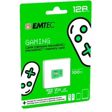 EMTEC Gaming Micro SD Card, MicroSDXC Memory Card for 128GB, Green