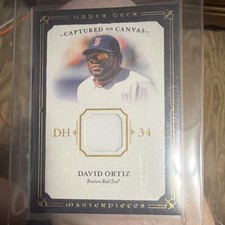 Upper Deck 2008 Masterpieces Captured on Canvas David Ortiz #CC-DO Red Sox