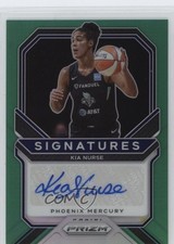2021 Panini Prizm WNBA Signatures Green Prizm Kia Nurse #SG-KNS Auto 0ms6
