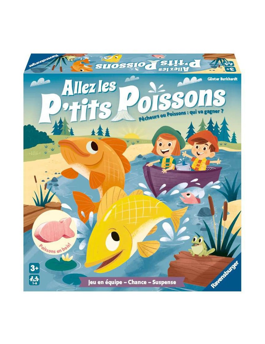 Allez les p'tits poissons Ravensburger 00.020.991 jeu cooperatif evolutif 3 ans maternelle