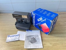 Retro POLAROID 636 CLOSE UP Instant Camera with Box - Tested  Working
