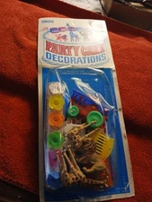 Vintage Cake Decorations Circus  1970 Gay-Gem Corp party Cake