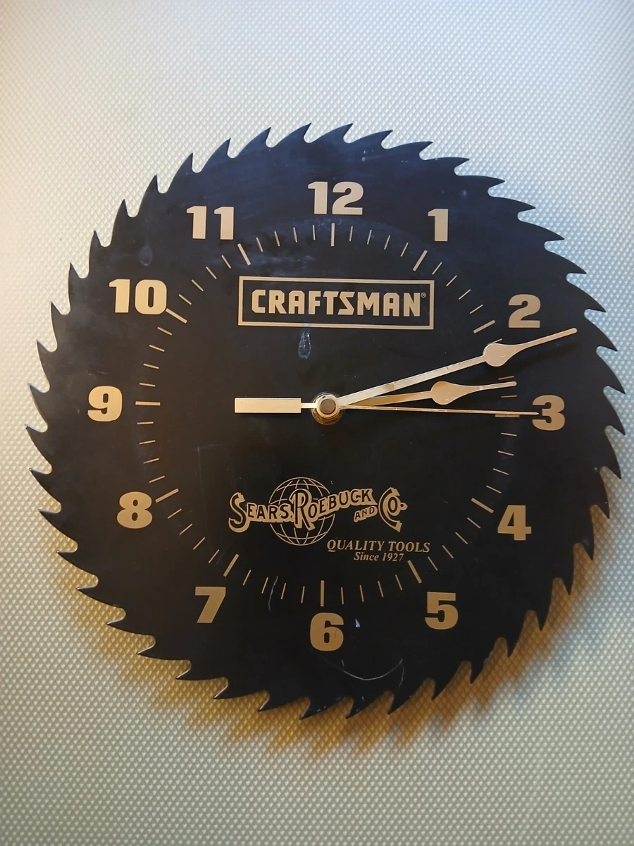 Craftsman Saw Blade Clock for sale | eBay