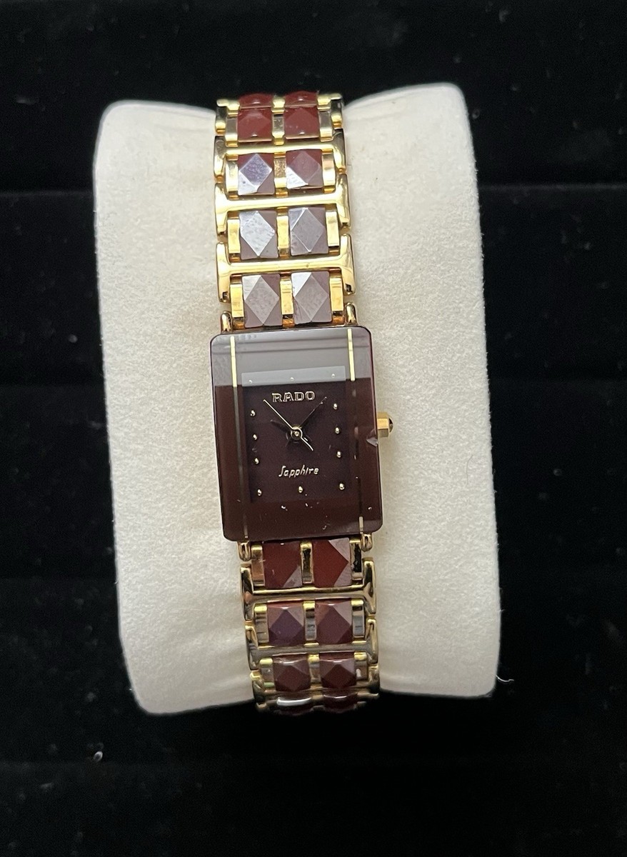 Ladies Rado Jubile Sapphire Black Hi Tech Ceramics Quartz Watch
