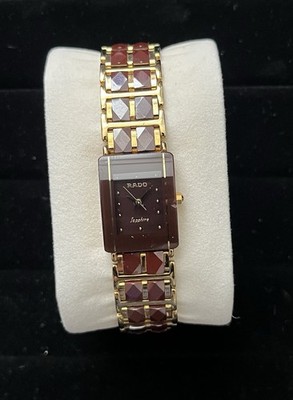Ladies Rado Jubile Sapphire  Black Hi Tech Ceramics Quartz Watch Rare. Read 