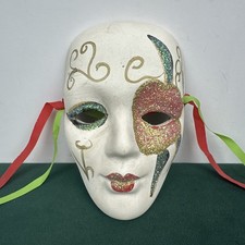 Venetian Masquerade Mask 5  Glitter Carnival Wall Decor