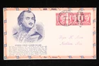 US COVER GENERAL PULASKI FDC SCOTT 690 STRIP OF 3 STOUTZENBERG CACHET