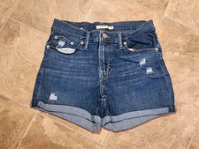 Women's Levi's Mid Length Denim Shorts Size 28