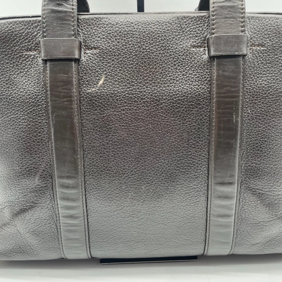 Tom Ford Maletines Bolso de Negocios Bolso de Mano Cuero Marrón H0188T Auténtico Foto 3 de 4