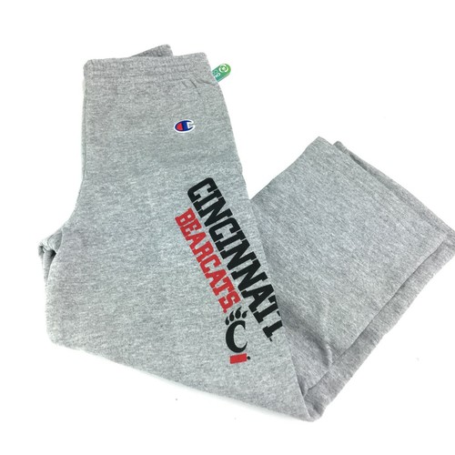 Champion NCAA Cincinnati Bearcats Youth Sweatpants Gray. Size SM