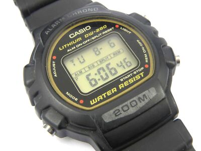 Vintage Herren Casio DW-280 Multifunktions Digitaluhr - 200m