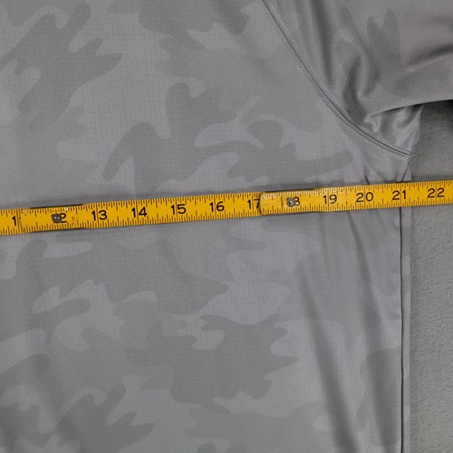 Rhone T Shirt Mens L Gray Reign Camo Performance Stretch Athletic Gym Workout - Picture 6 of 7