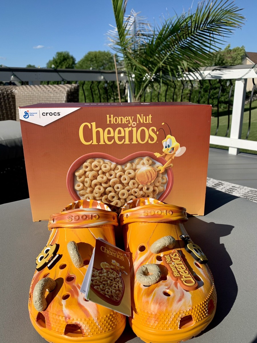 (New) Honey Nut Cheerios Crocs (M10/W12) CROCS | Shoes | Honey Nut Cheerios Clog M W12 | Poshmark main image 4