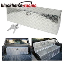 48" X-Large Aluminum Tool Box Pickup Truck Storage Underbody Trailer Flat Bed
