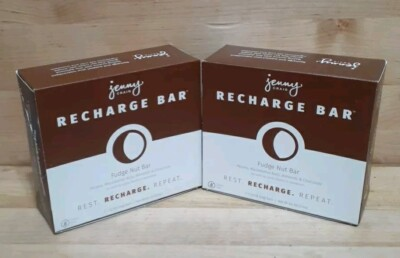 #ad 2CT: Jenny Craig SUPER FUDGE NUT RECHARGE BAR pecans almonds mac GLUTEN FREE 7pk $38.88