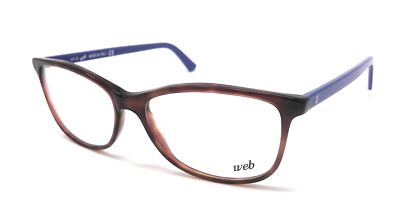 WOMENS WEB WE 5133 055 TURTLE & PURPLE BUTTERFLY SQUARE EYEGLASSES