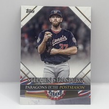 2022 Topps Series Update Stephen Strasburg Paragons of the Postseason PP-22