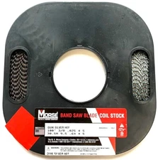 100' x 3/8 x 4S SKIP TOOTH CARBON FLEX-BACK BANDSAW COIL STOCK MK MORSE BAND SAW
